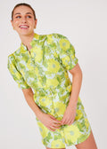 Georgina Dress Citron Garden Jacquard