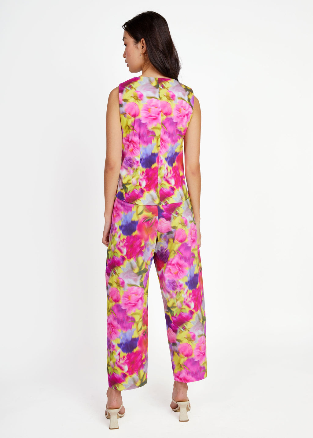 Callie Top Art Bloom Poplin