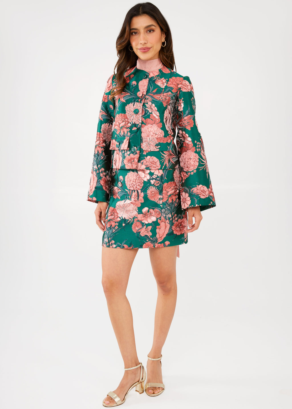 Jessica Skirt Forest Mum Jacquard