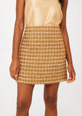 Jessica Skirt Gold Tinsel Tweed