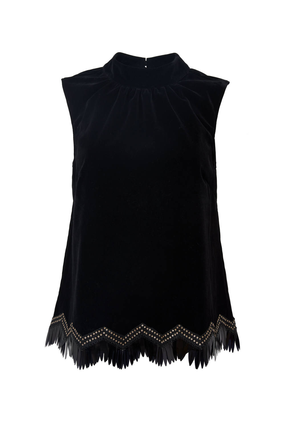 Brynn Top Black Velvet