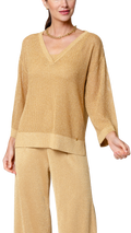 Angelina Mesh Top; Golden Sands