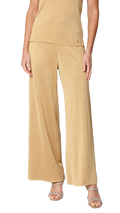 Paola Wide Leg Shimmery Pant; Golden Sands