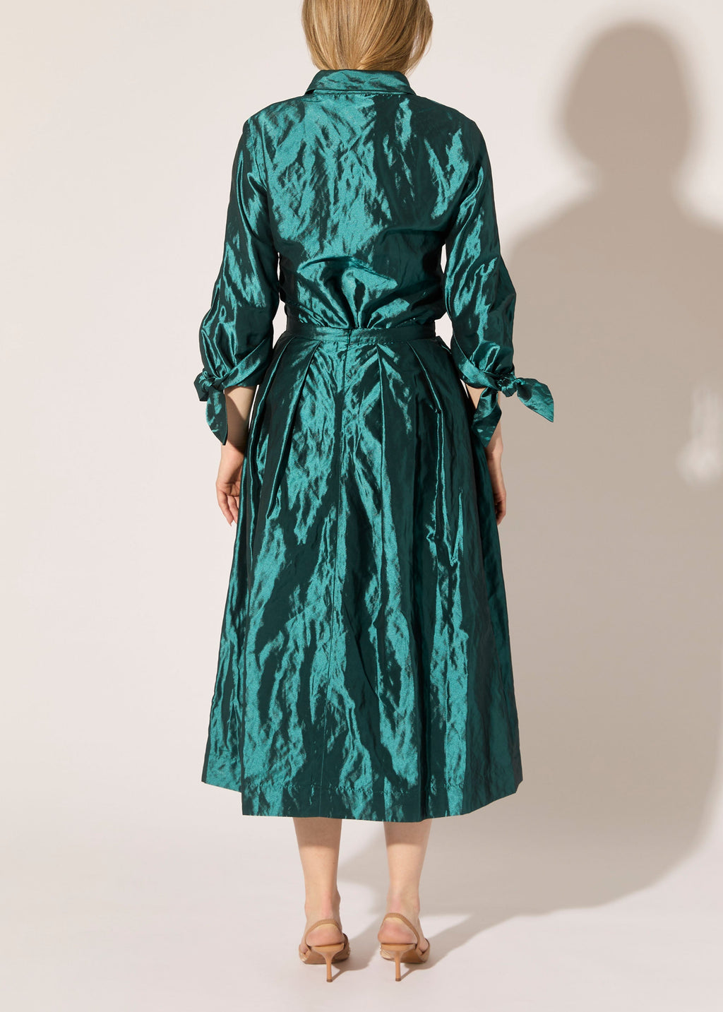 Metallic Taffeta Blouse