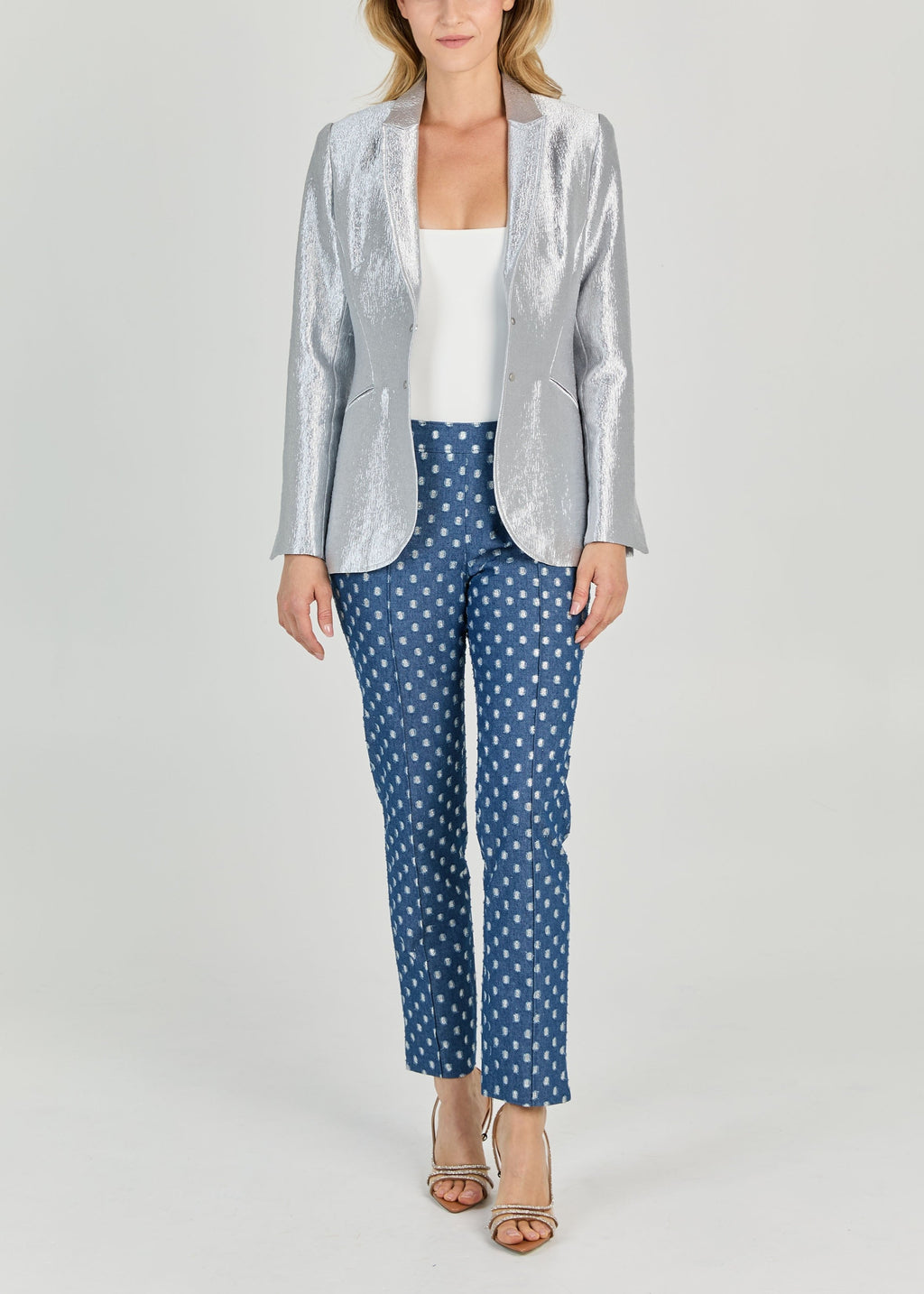 SALSA LUREX DENIM PANT