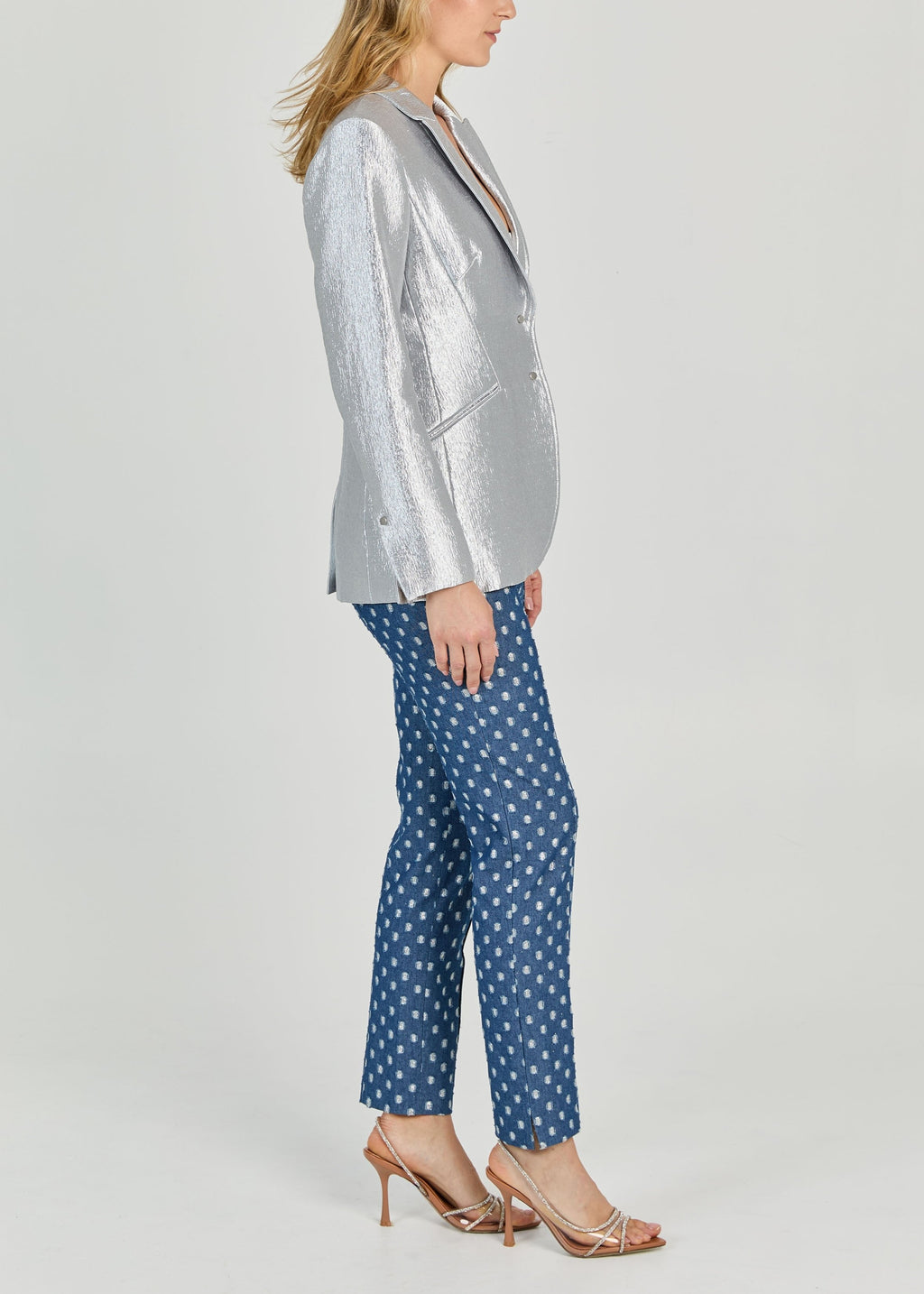 SALSA LUREX DENIM PANT