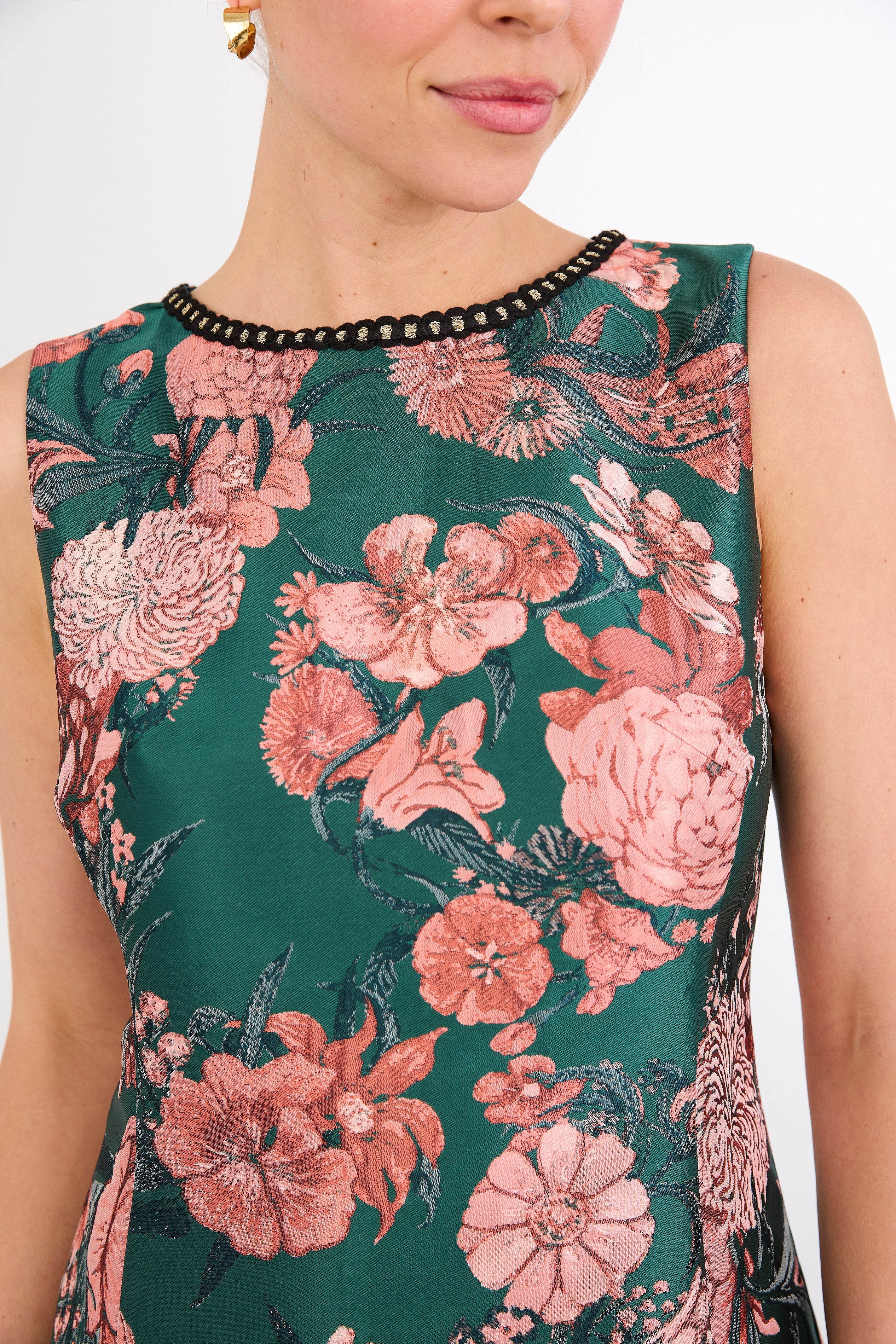 Avery Dress Forest Mum Jacquard