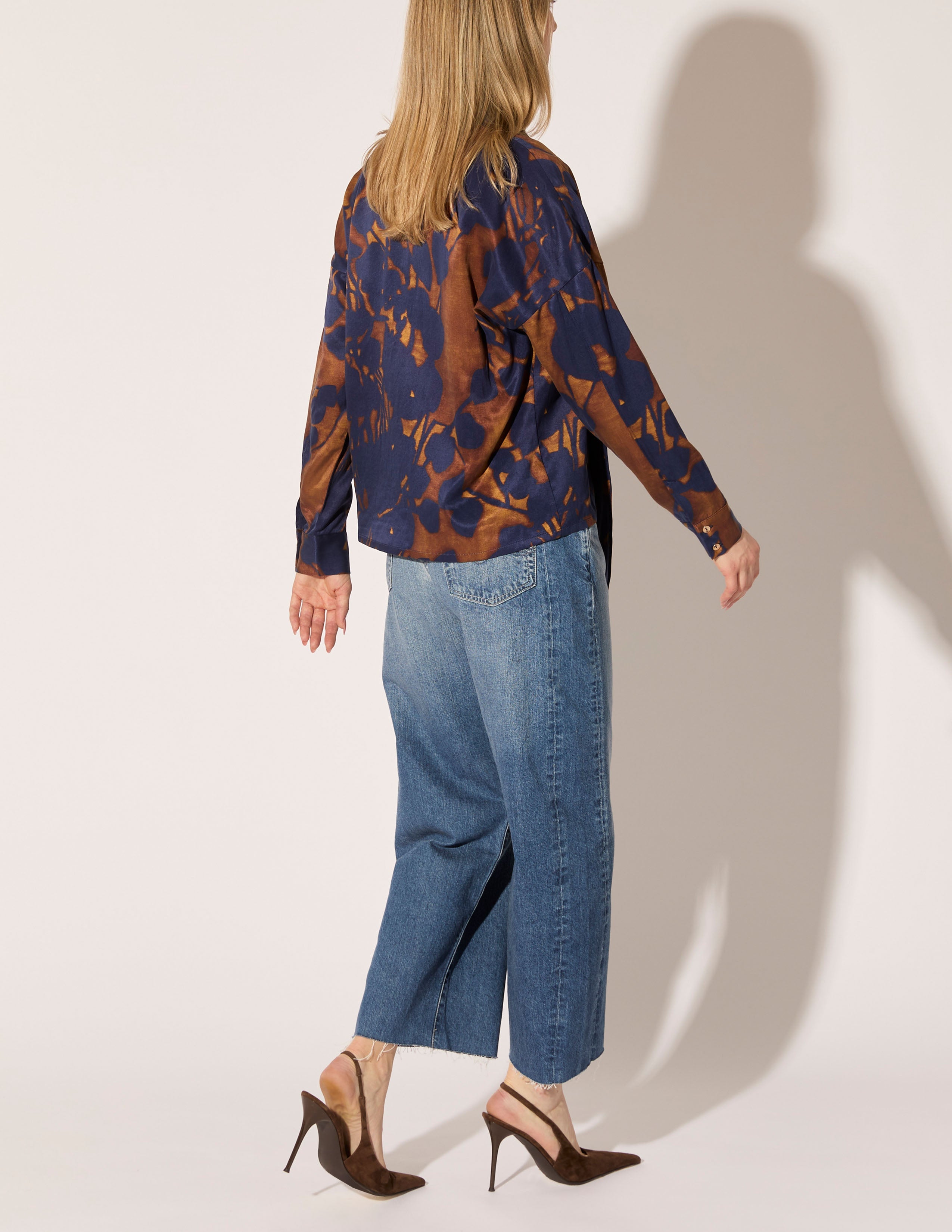Shadow Print Blouse