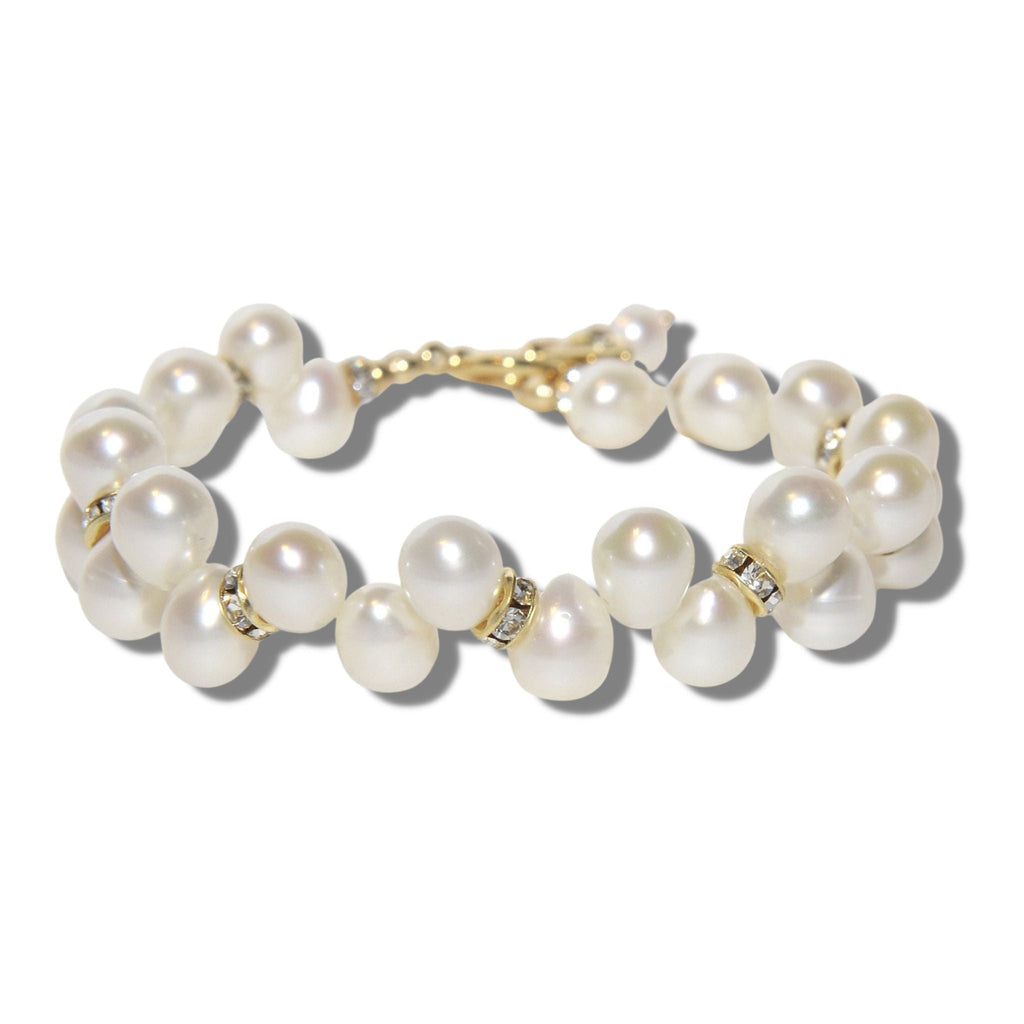 Pearl Twist Bracelet -Gold Or Silver