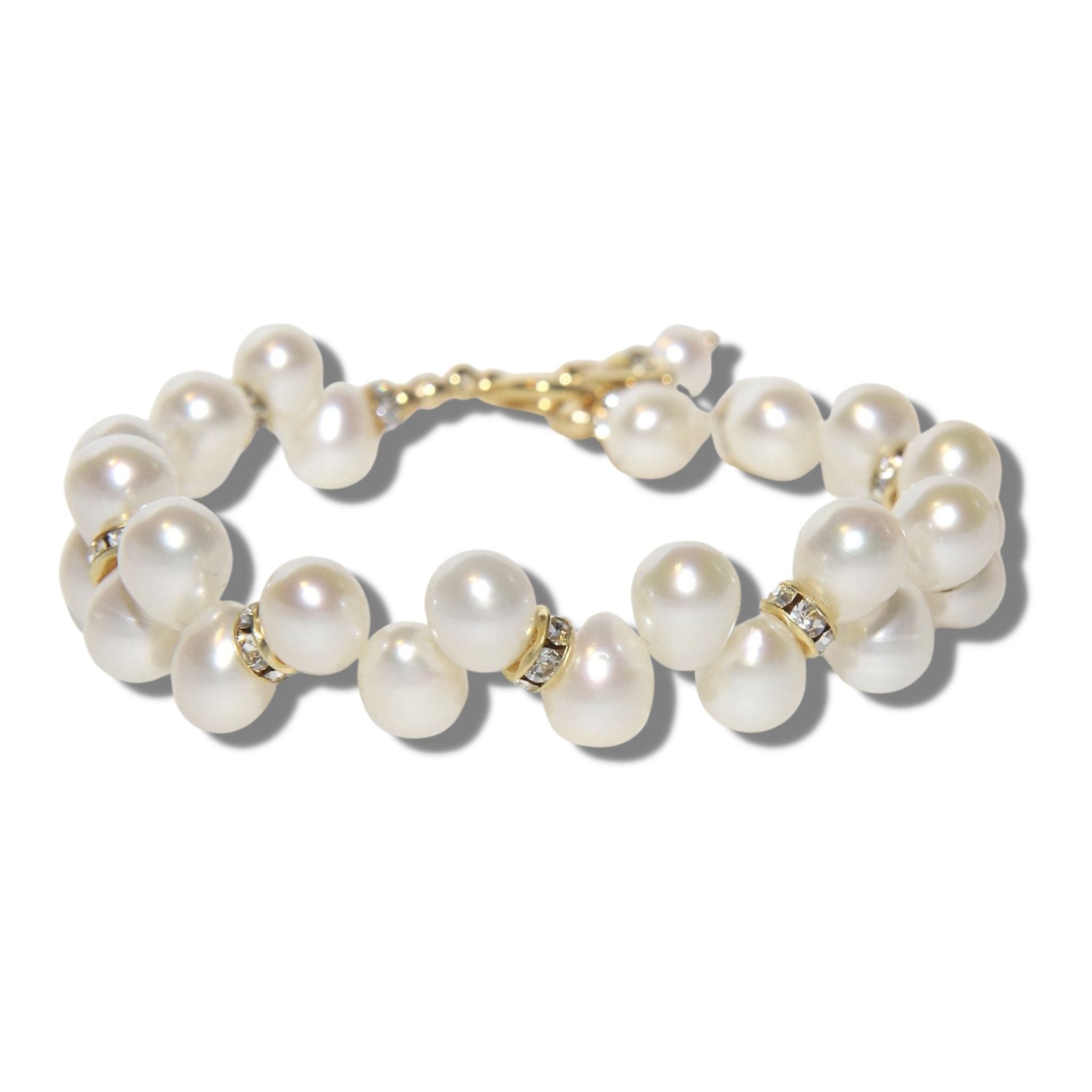 Pearl Twist Bracelet -Gold Or Silver