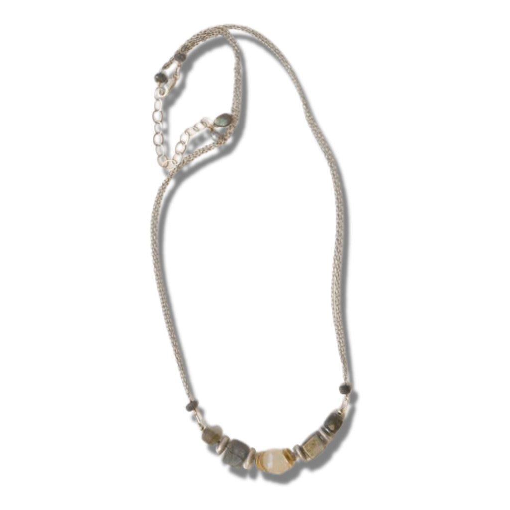 Rustic Swag Necklace - 2 Colorways