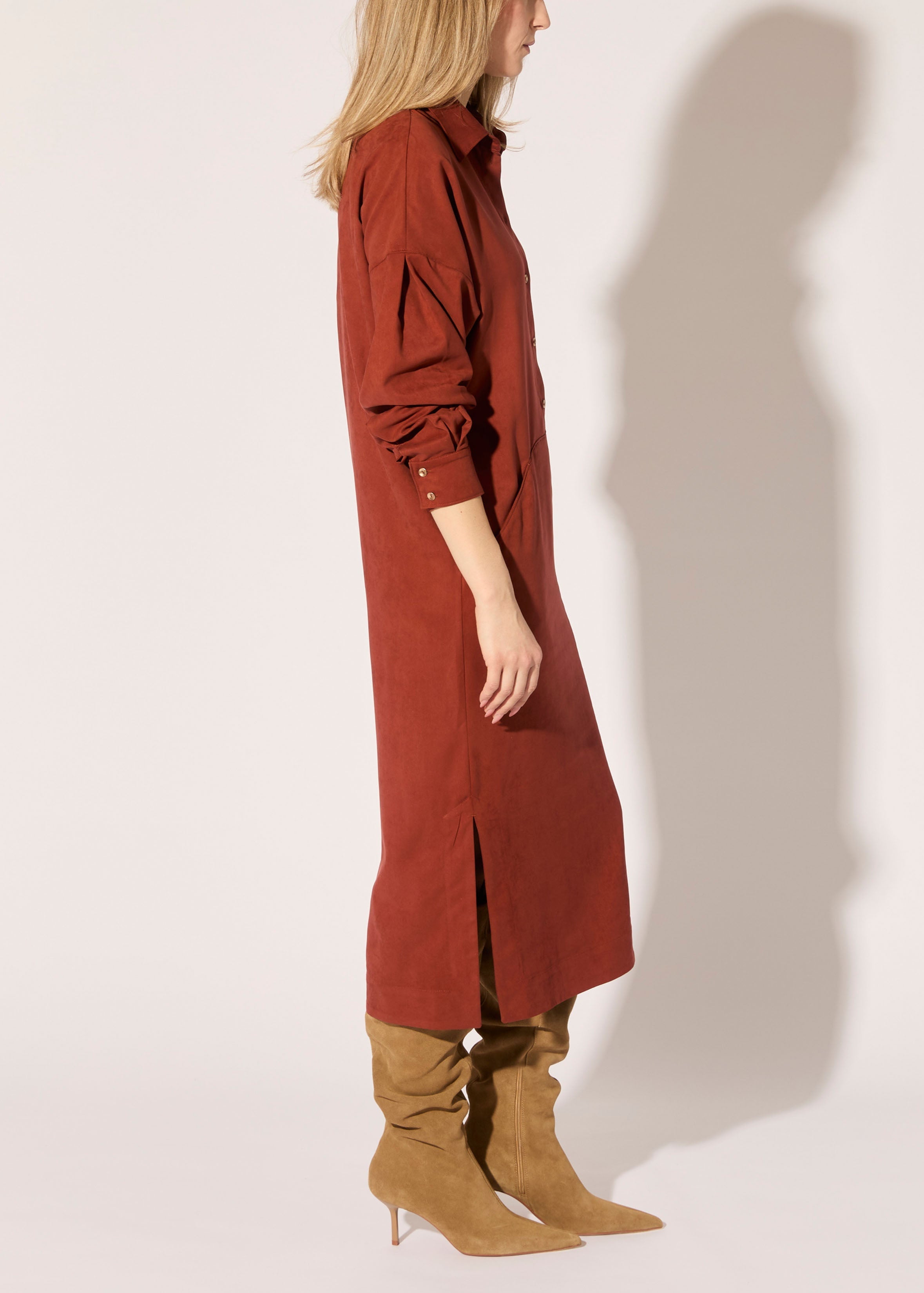 Micro Suede Dress