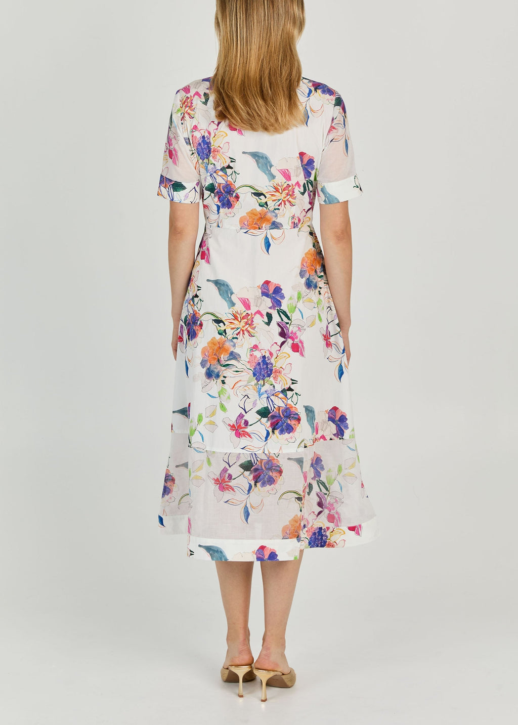 RAMO DE FLORES PRINT DRESS