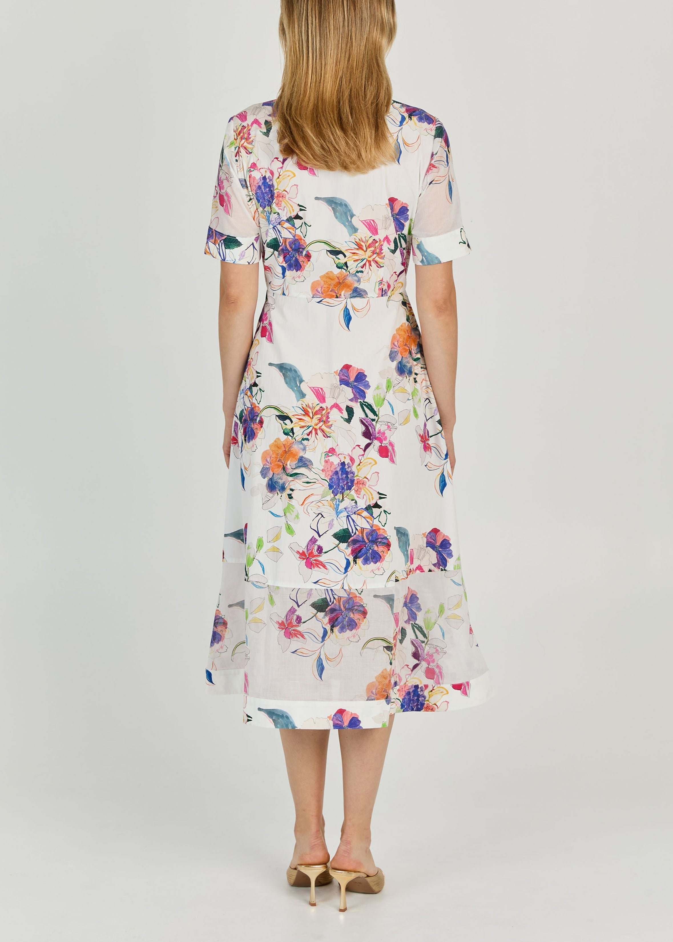 RAMO DE FLORES PRINT DRESS