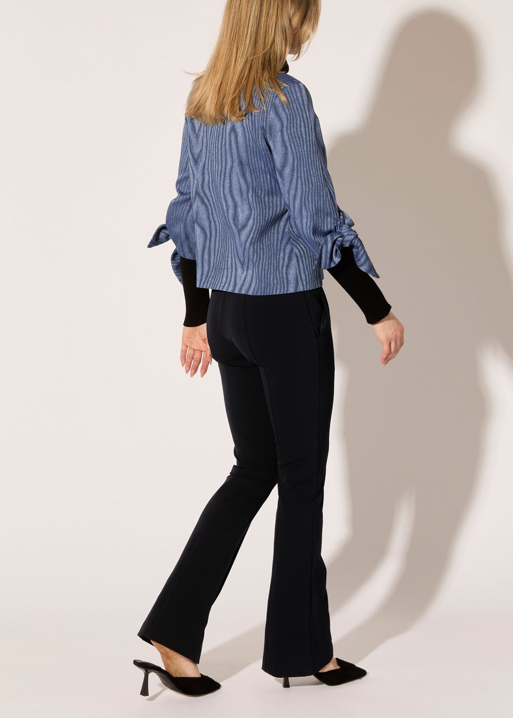 Moire Denim Jacket