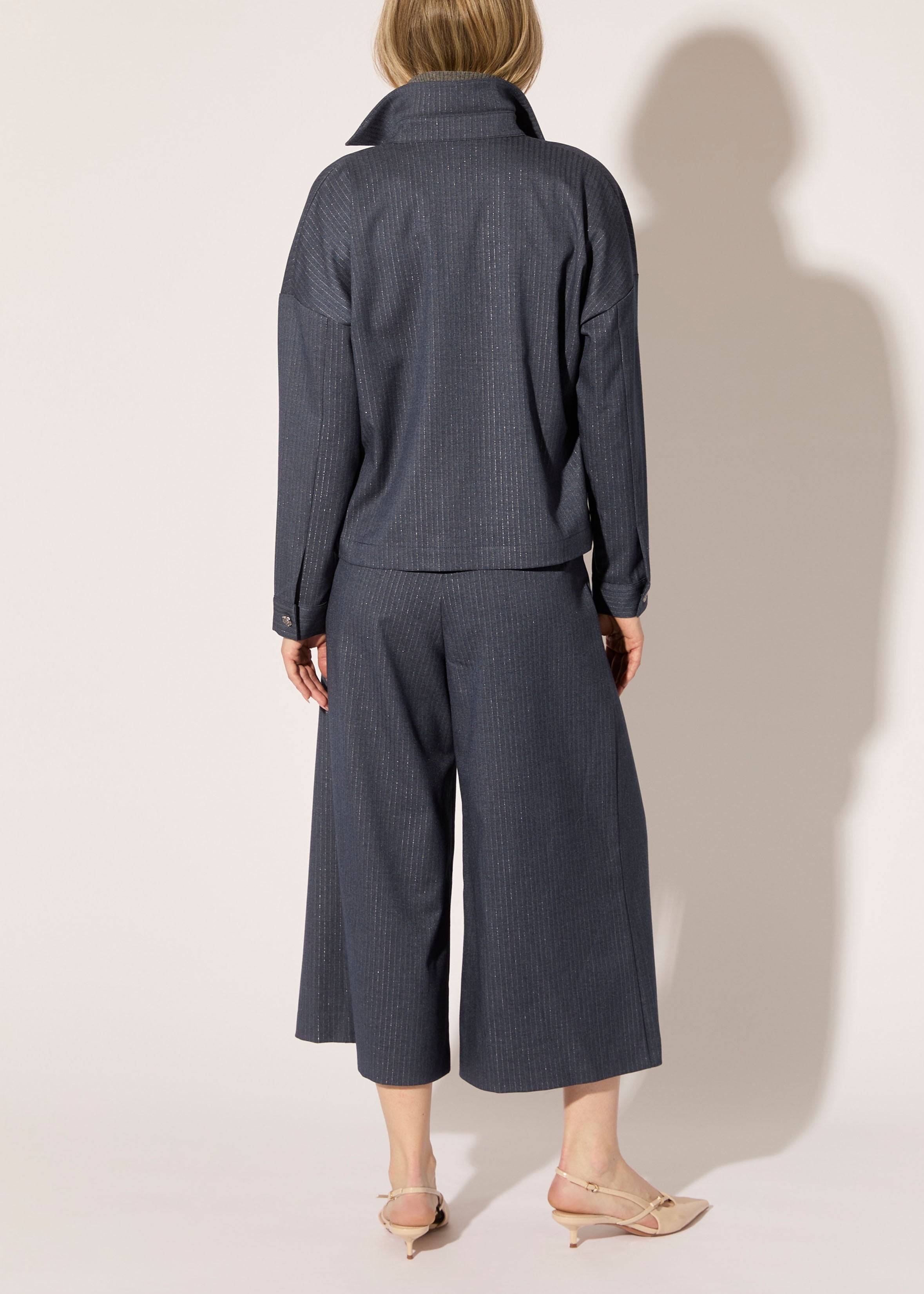 Twinkle Pinstripe Shacket