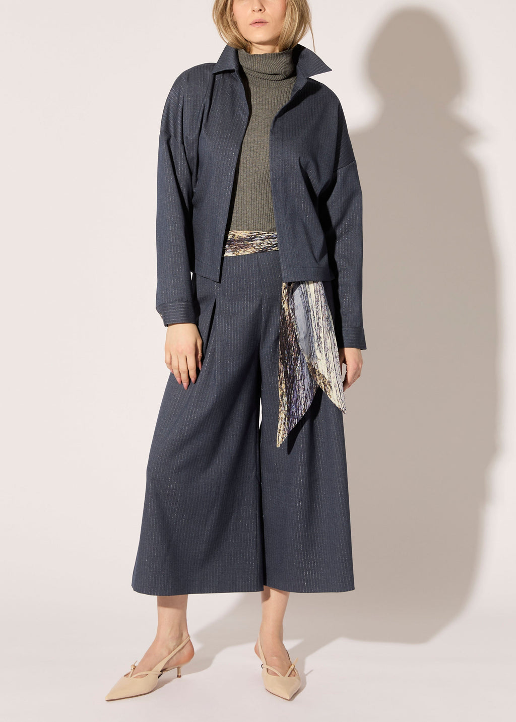 Twinkle Pinstripe Shacket