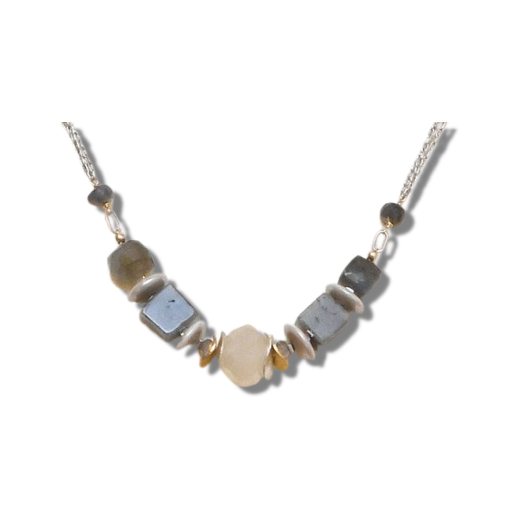 Rustic Swag Necklace - 2 Colorways