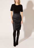 Linear Mesh Sheath Dress
