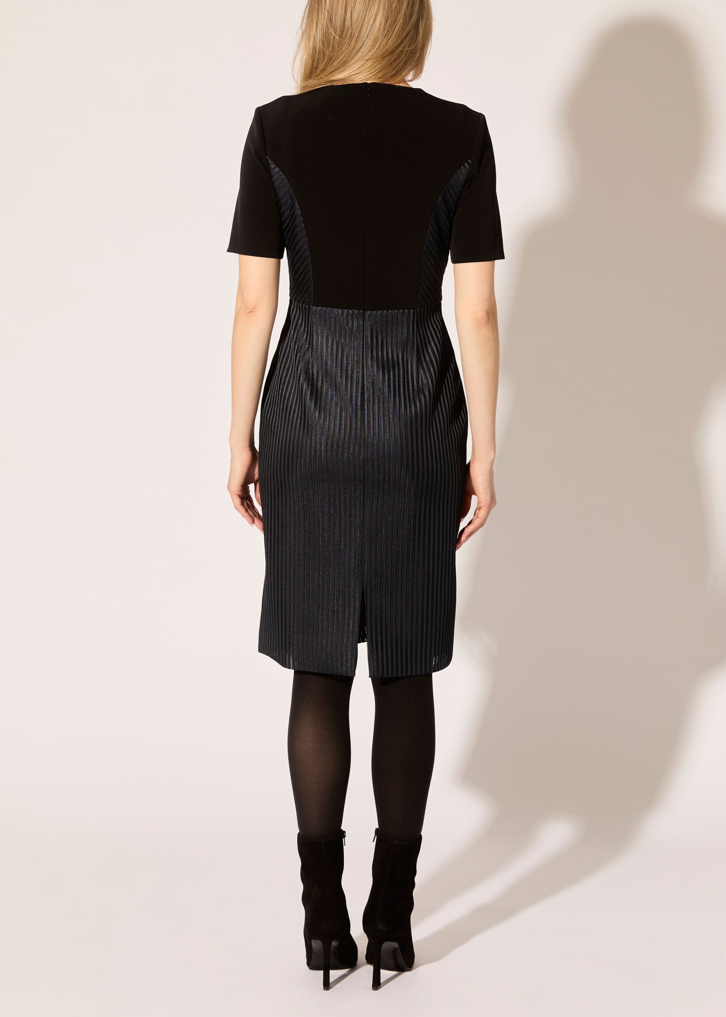 Linear Mesh Sheath Dress