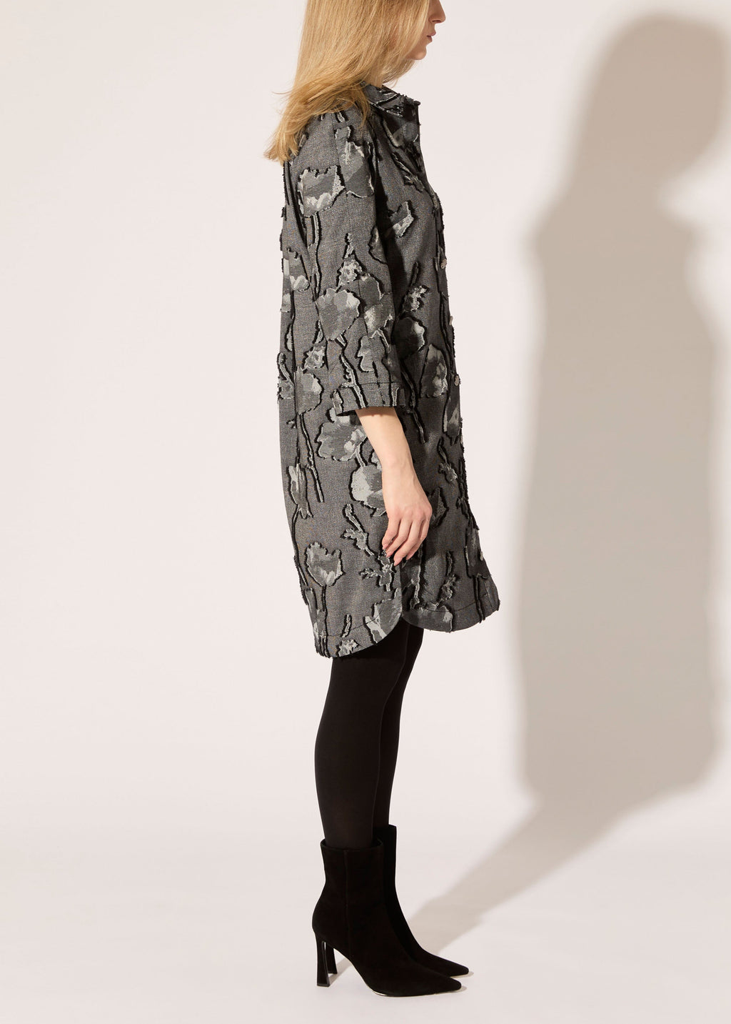 Floral Fil Coupe Dress