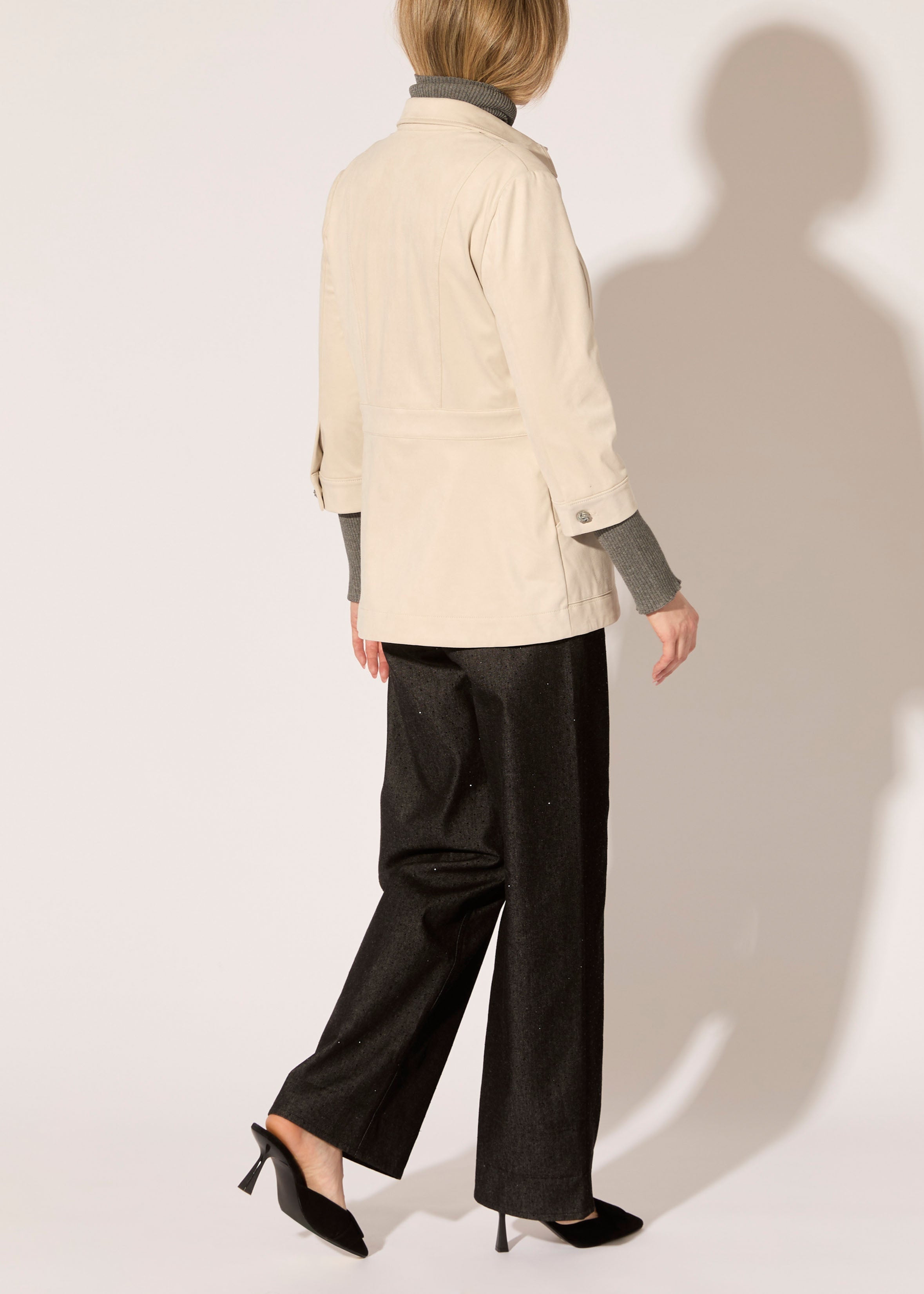 Luxe Chamois Safari Jacket