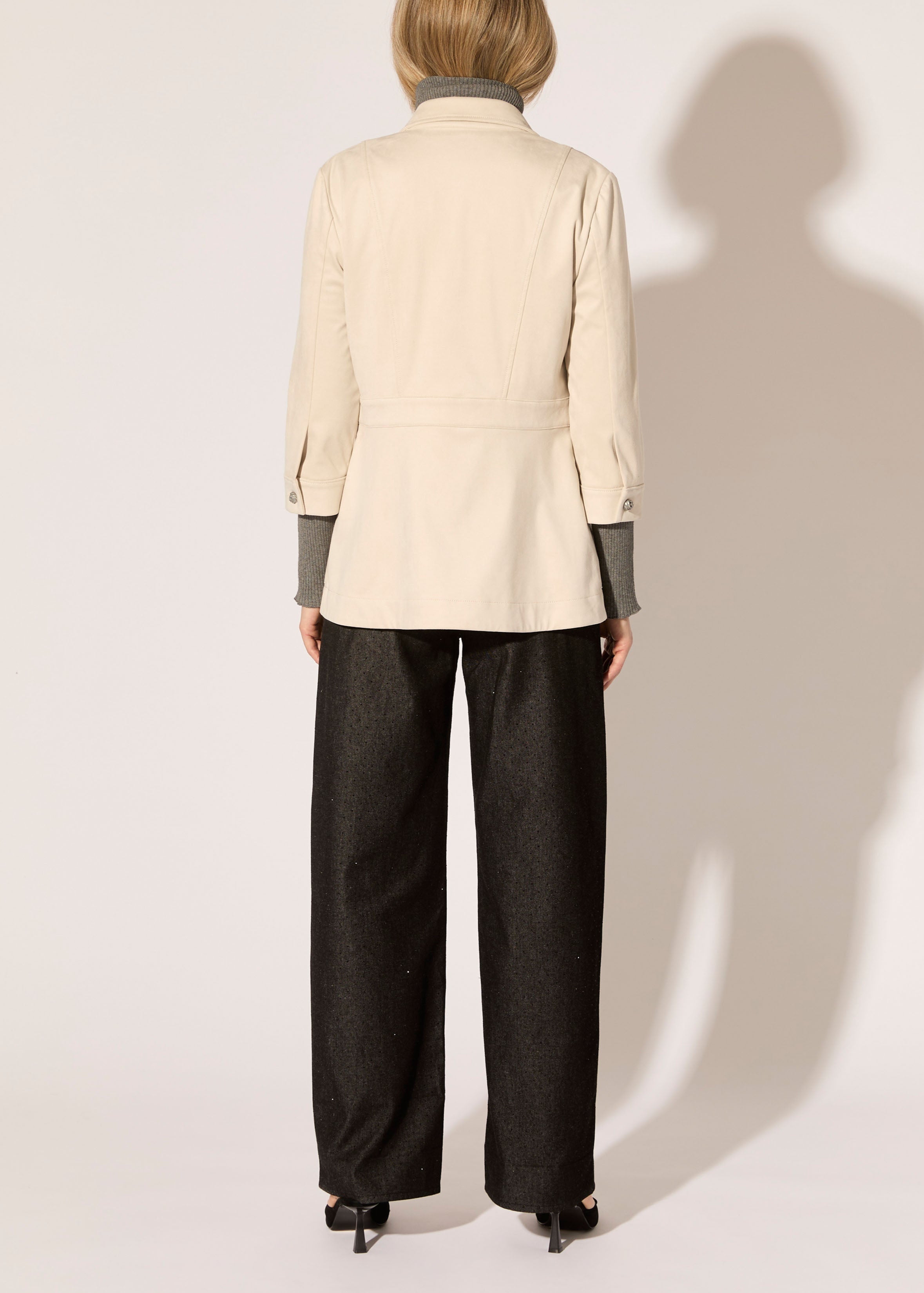 Luxe Chamois Safari Jacket