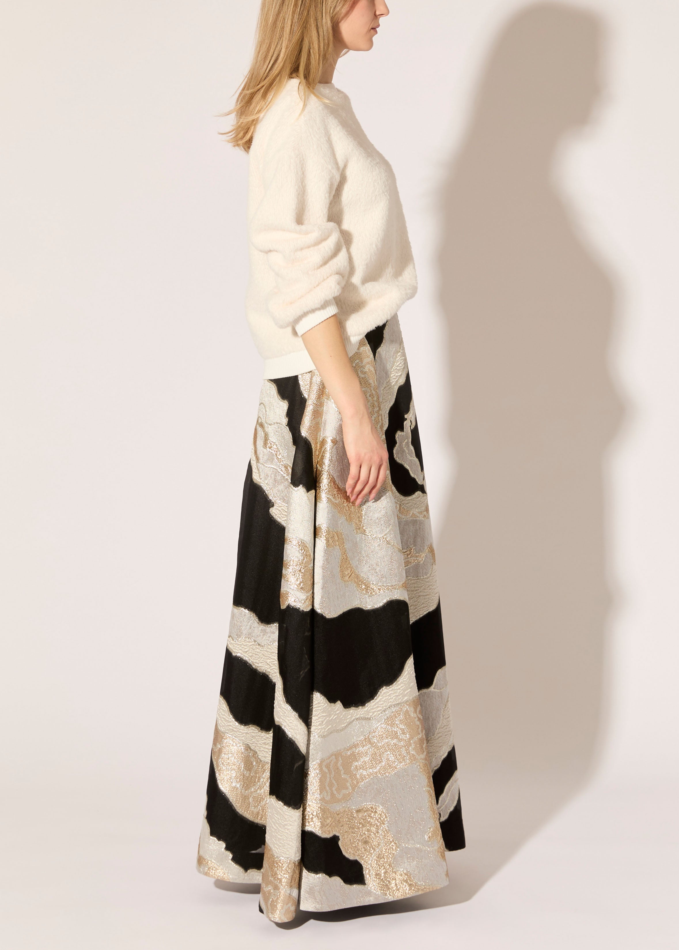 Monarch Fil Coupe Maxi Skirt
