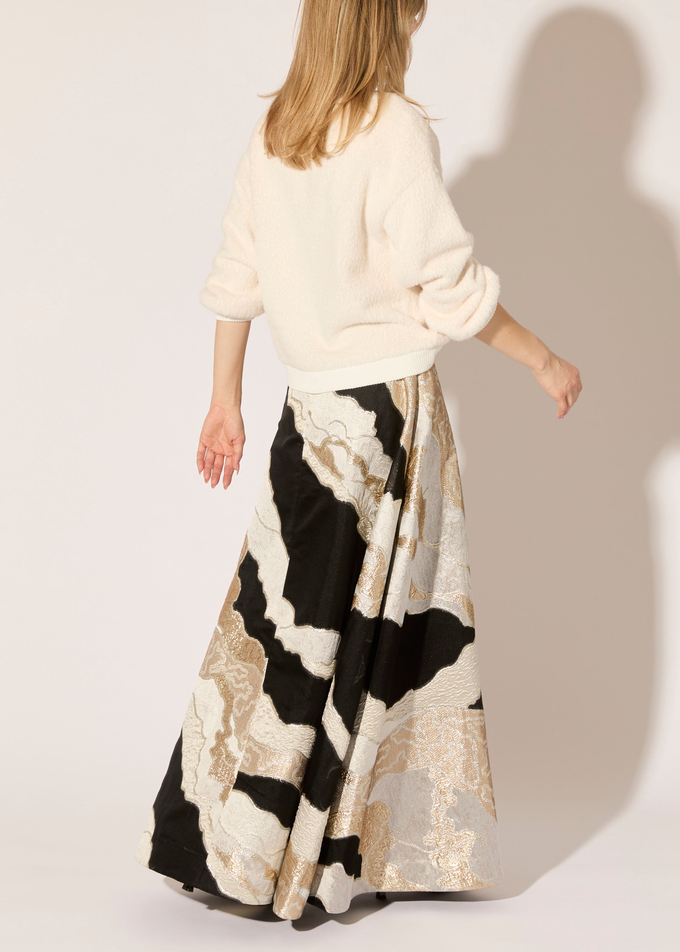 Monarch Fil Coupe Maxi Skirt