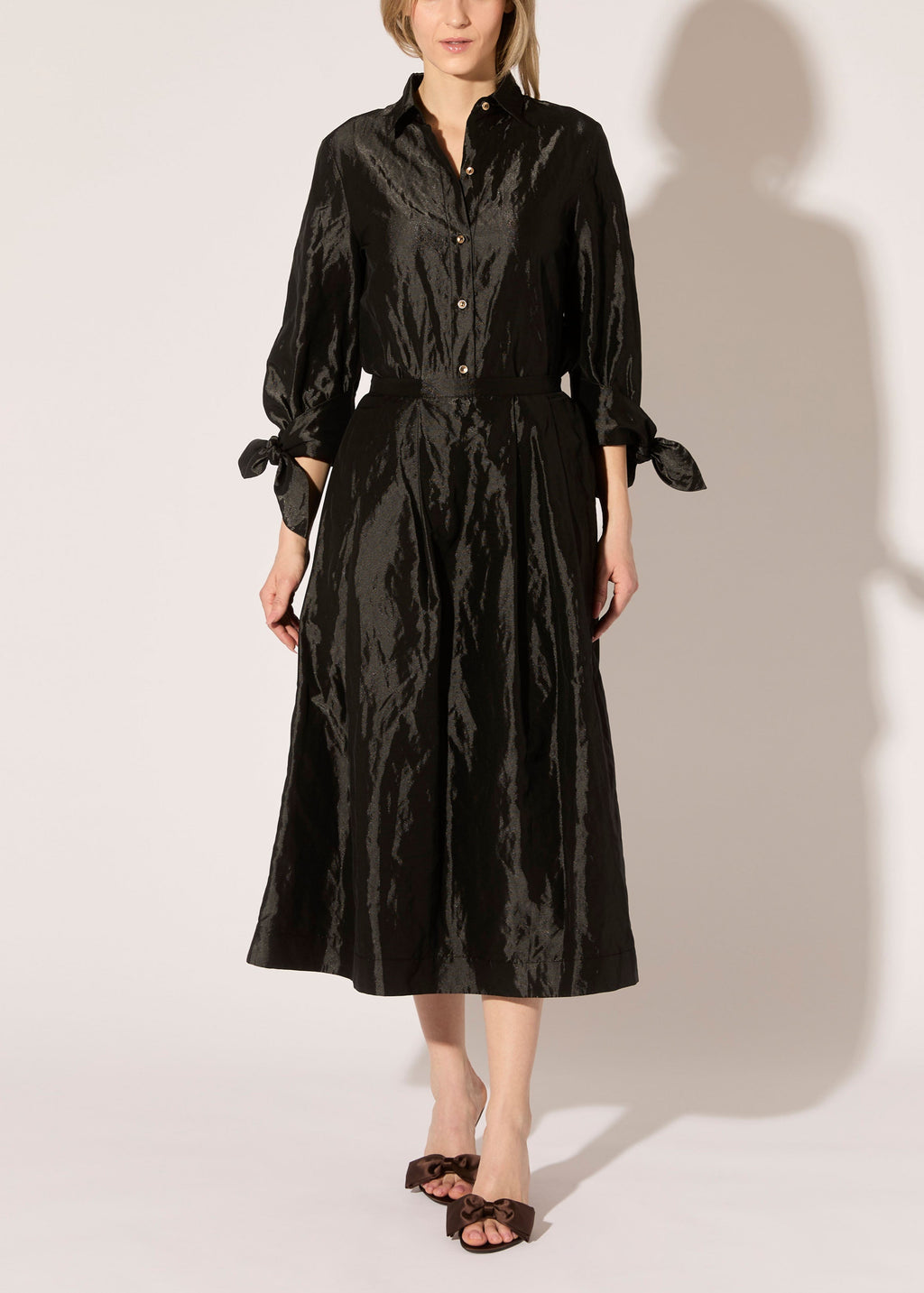Metallic Taffeta Blouse