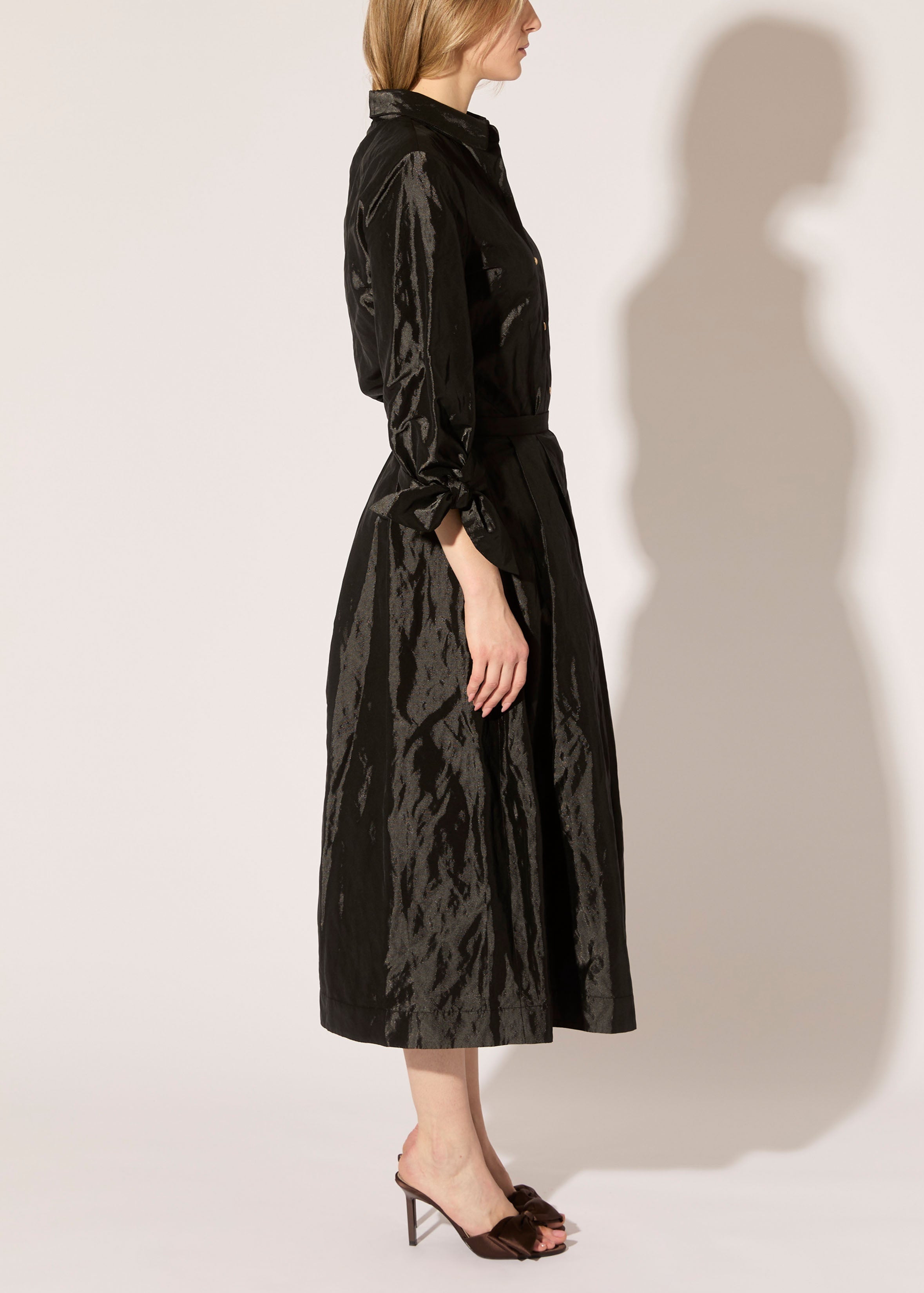 Metallic Taffeta Blouse