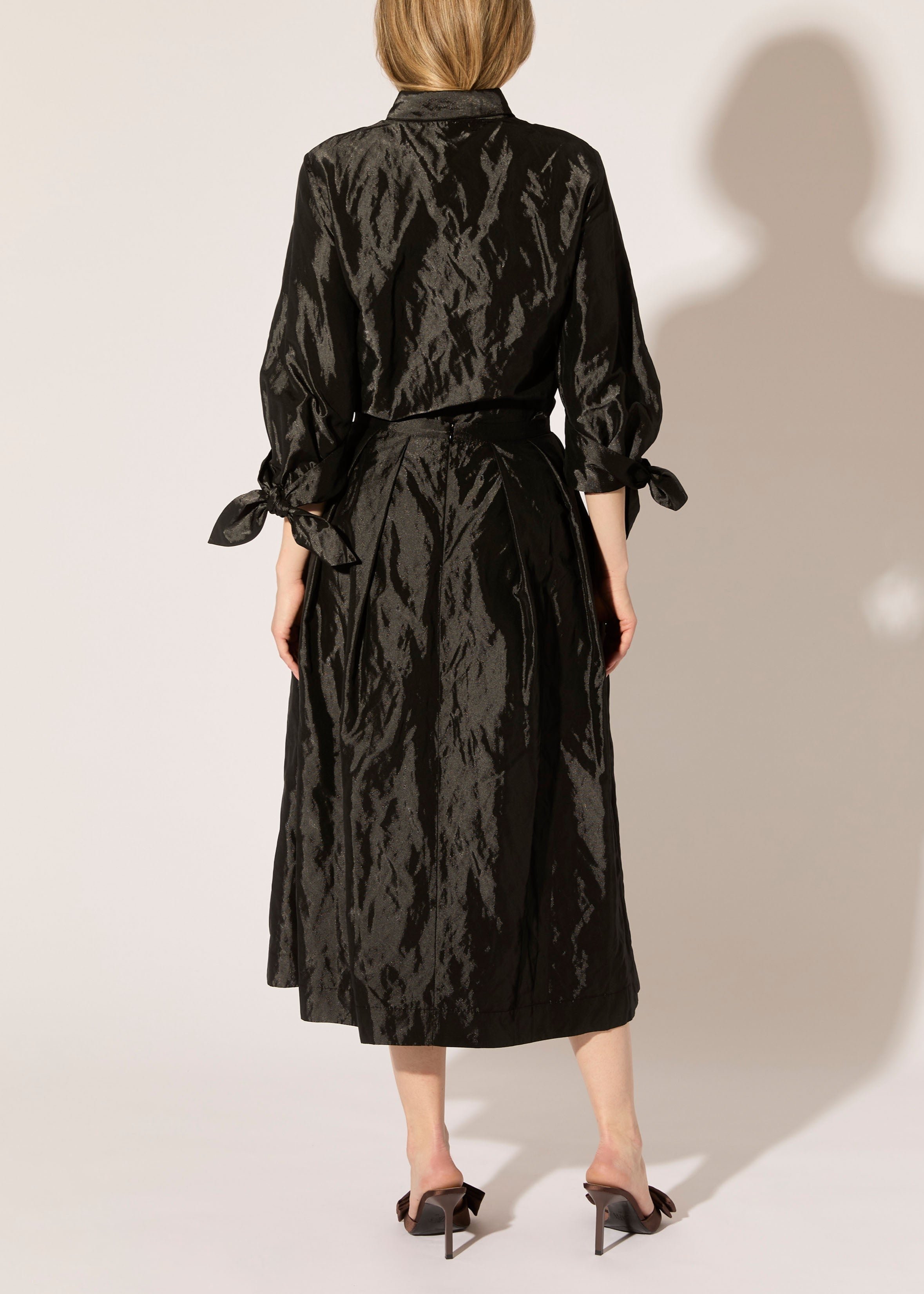 Metallic Taffeta Blouse