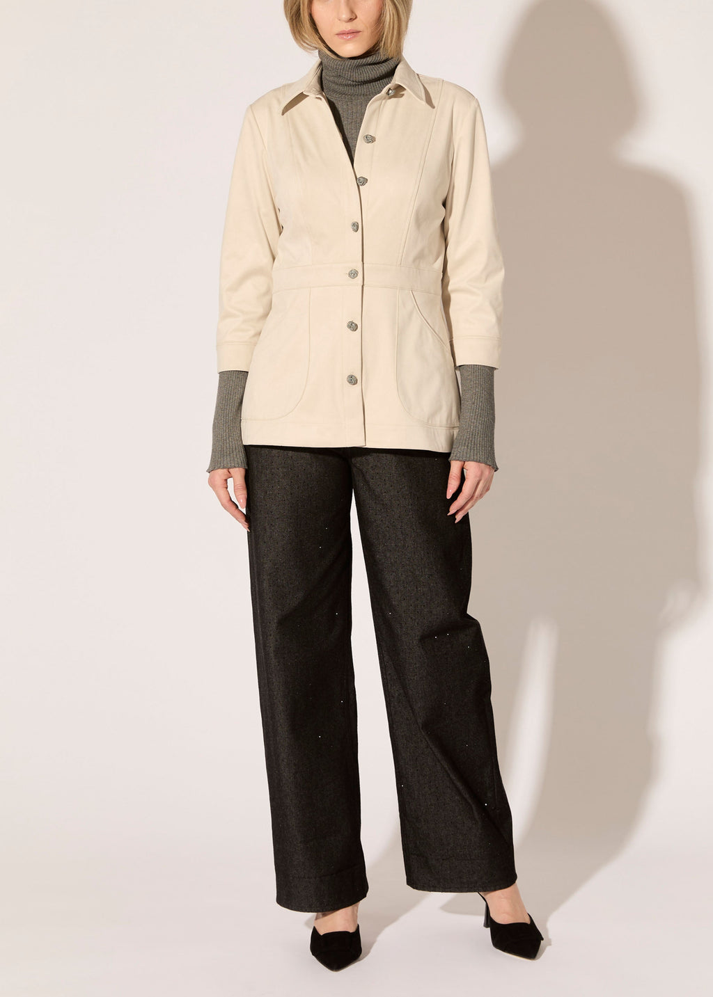 Luxe Chamois Safari Jacket