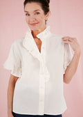 Sadie Top White Linen