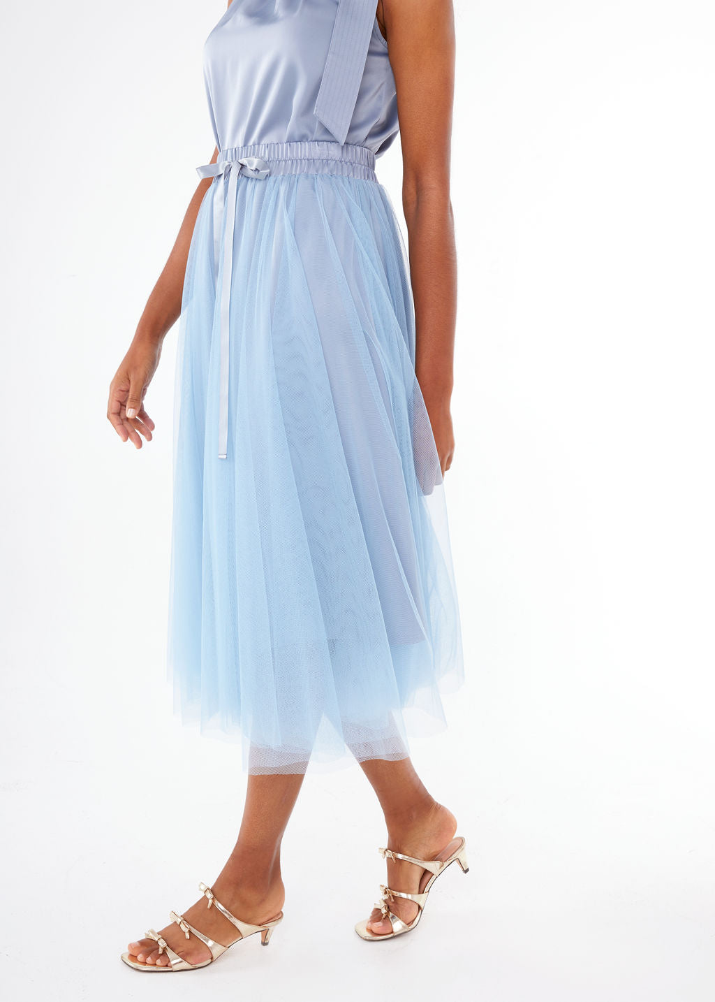 Sue Skirt Slate Blue Tulle