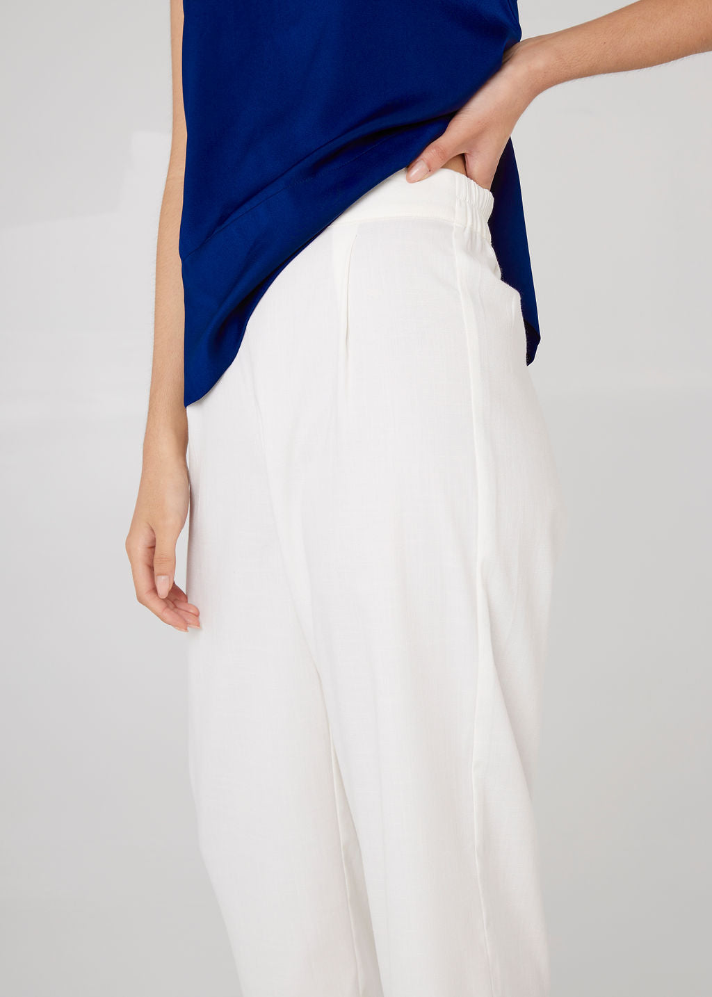 Grace Culotte White Twill