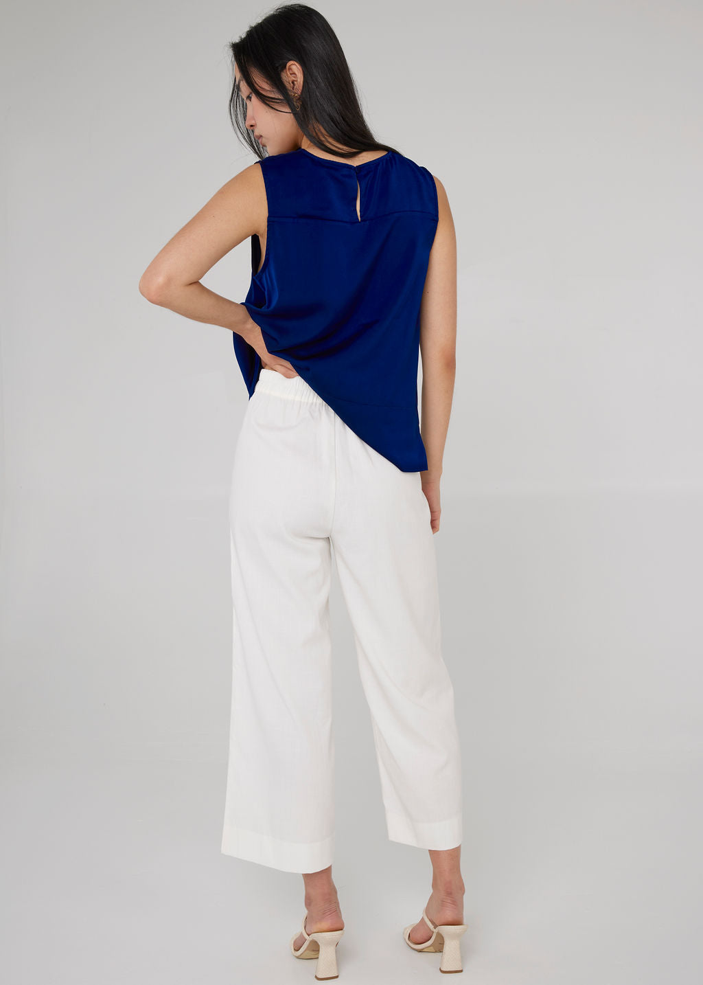 Grace Culotte White Twill