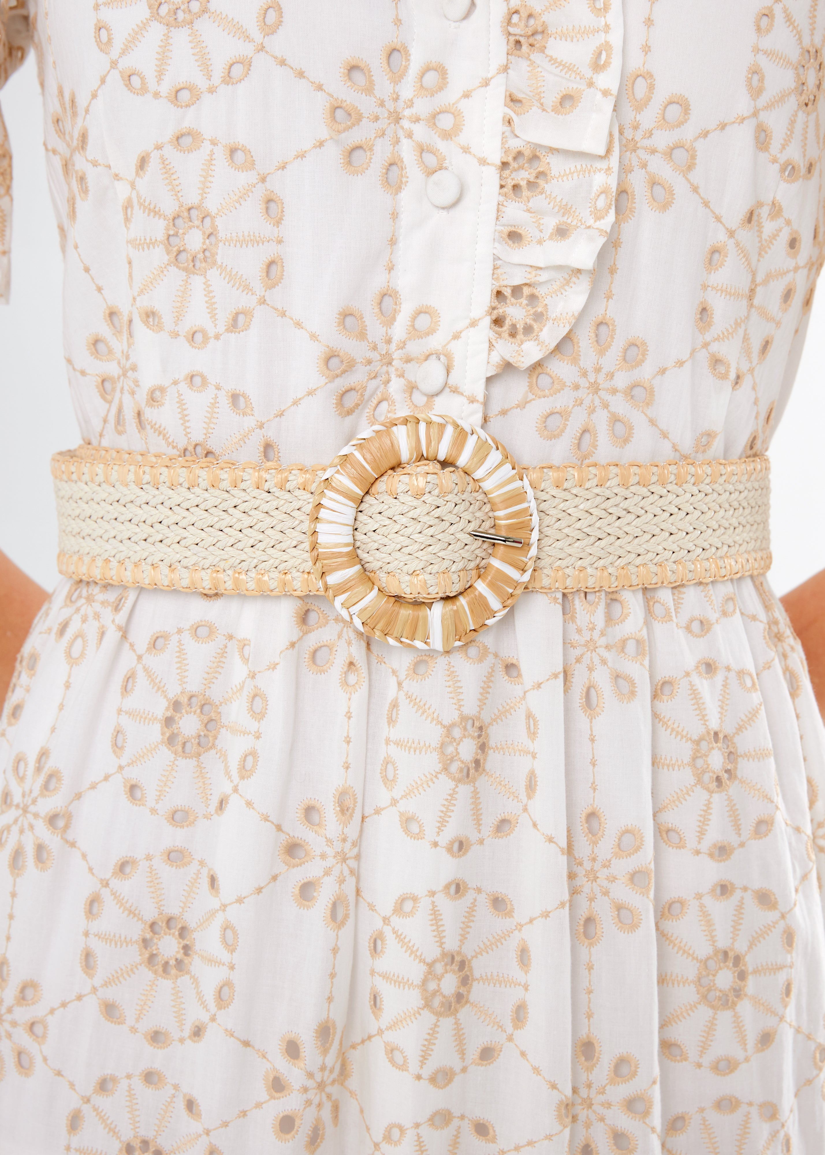 Woven Belt White