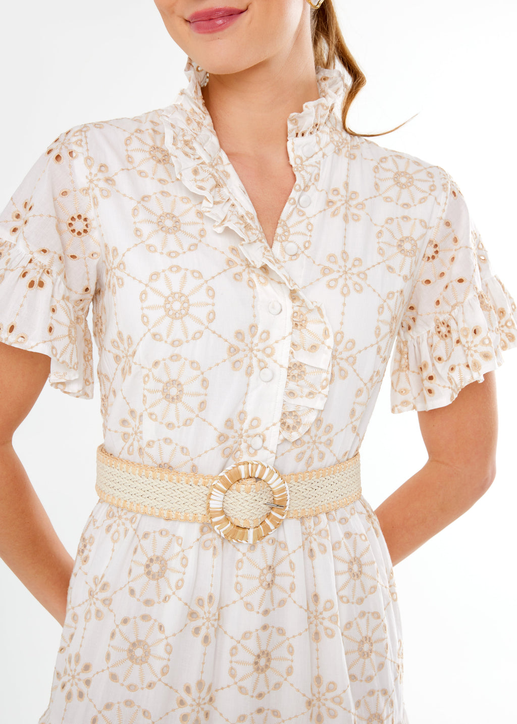 Woven Belt White