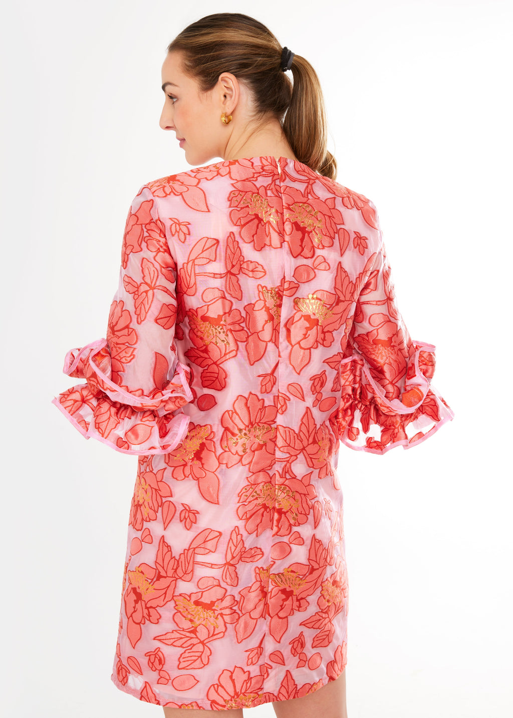 Bronwyn Dress Rose Blossom Organza