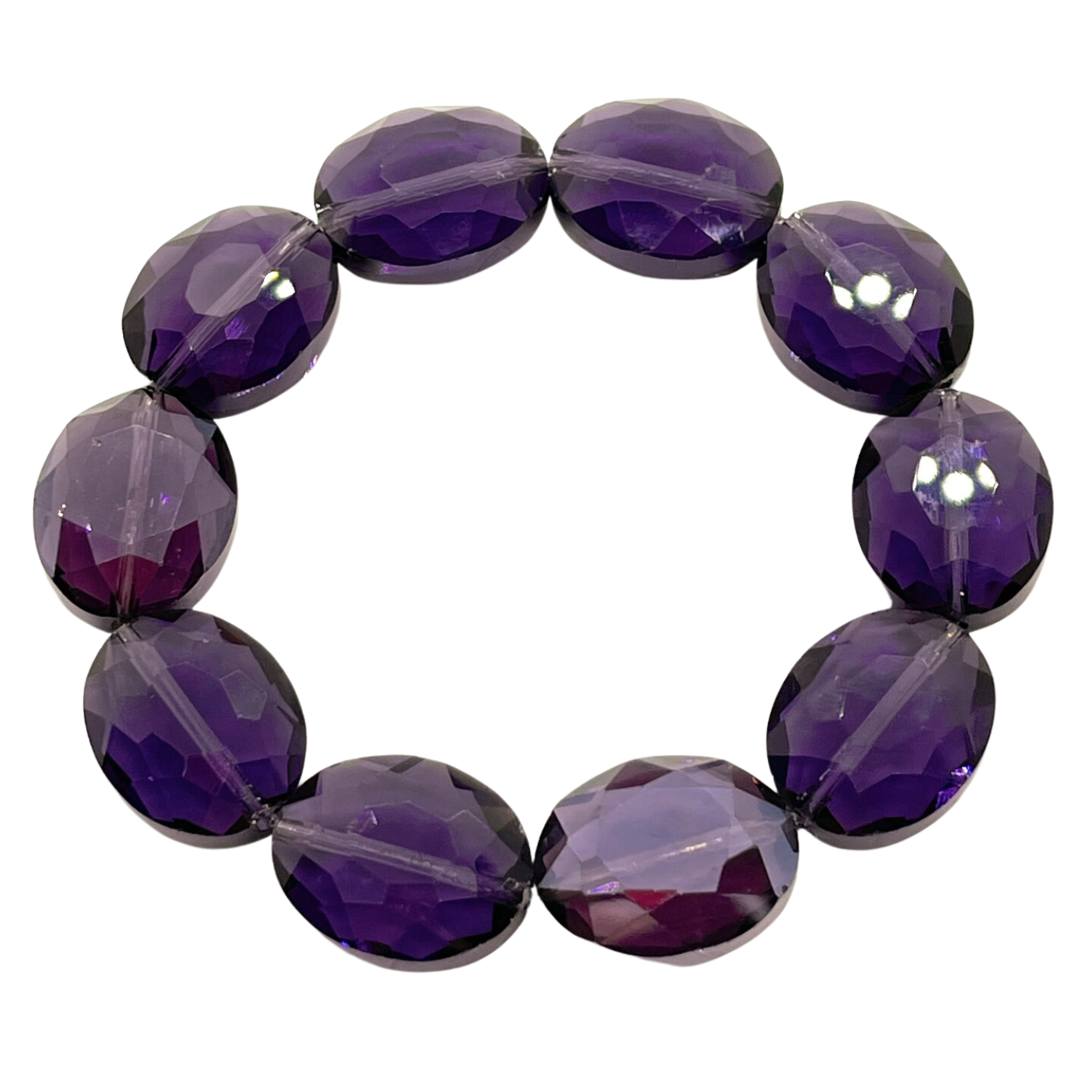 Tanzanite Crystal Stretch Bracelet