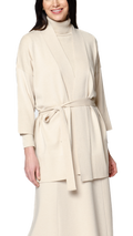 Martina Flat-Knit Vest, Beige Melange