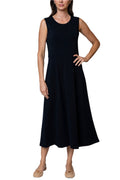 Mabel Maxi Sleeveless A-line Dress; Dark Navy