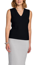 Ellie Knitted Top, Dark Navy