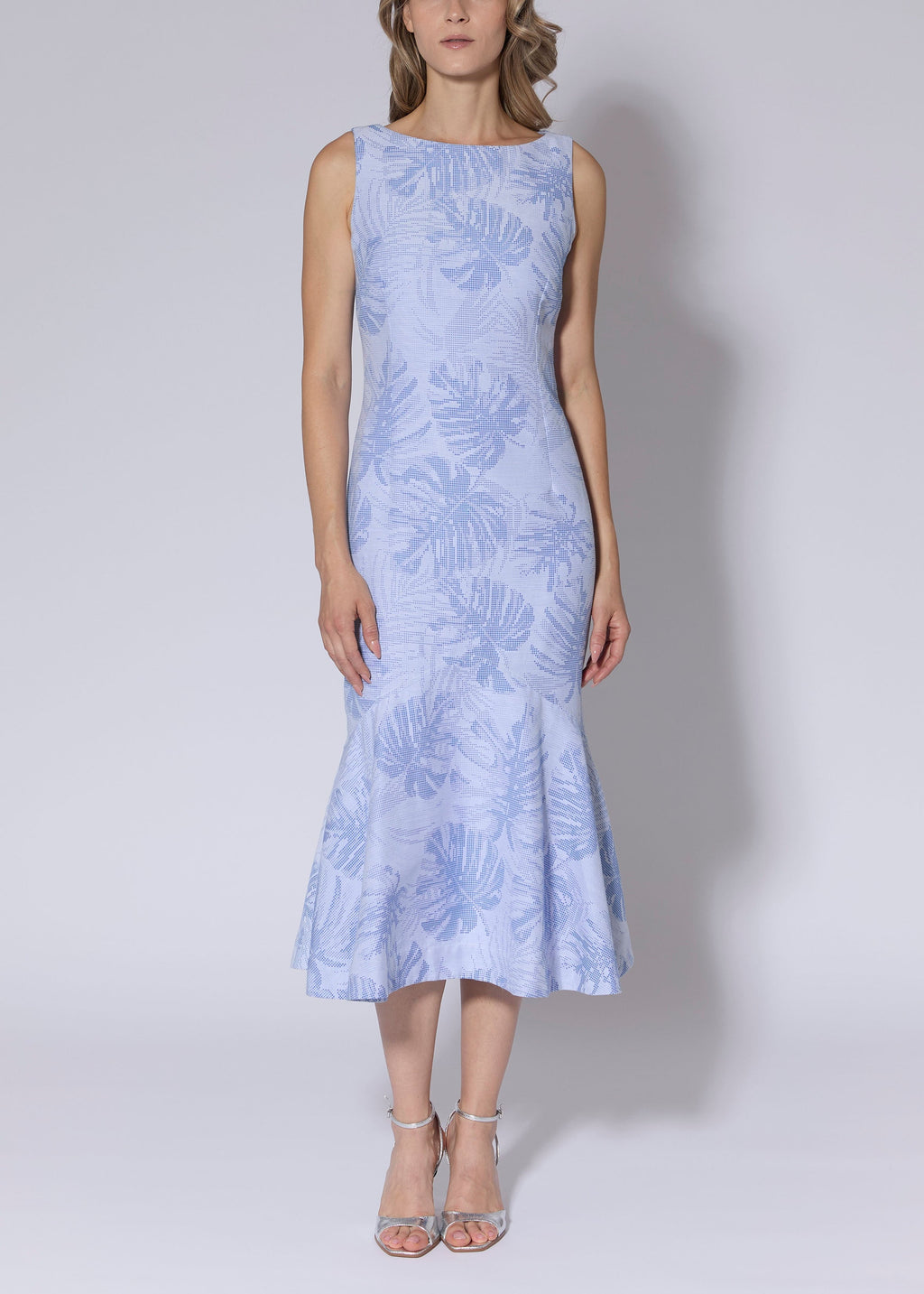 Digital Tropic Jacquard Dress