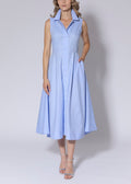 Printed Stripe Cotton Dress