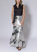 Lavish Fil Coupe Skirt