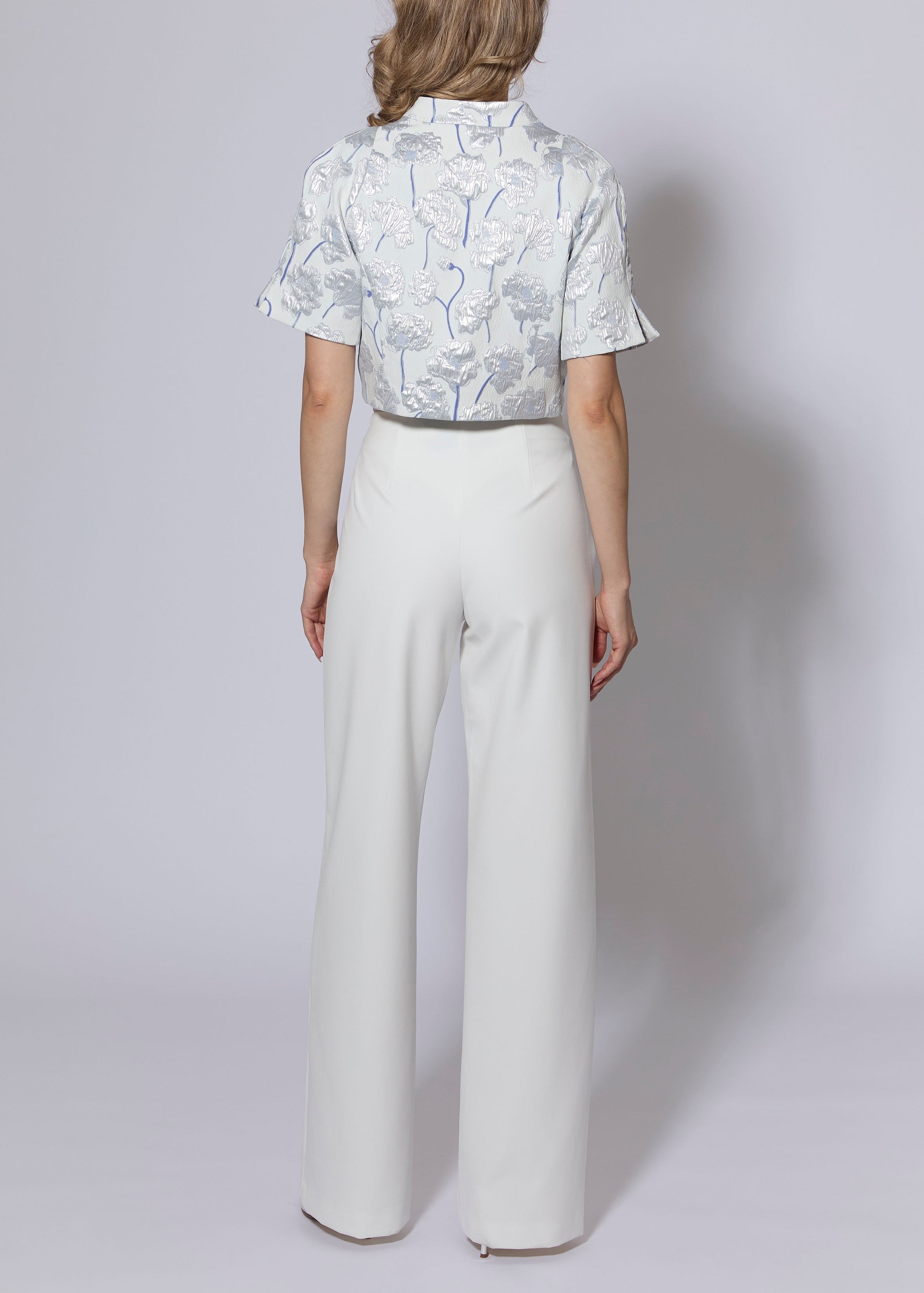 Poppy Jacquard Bolero Jacket
