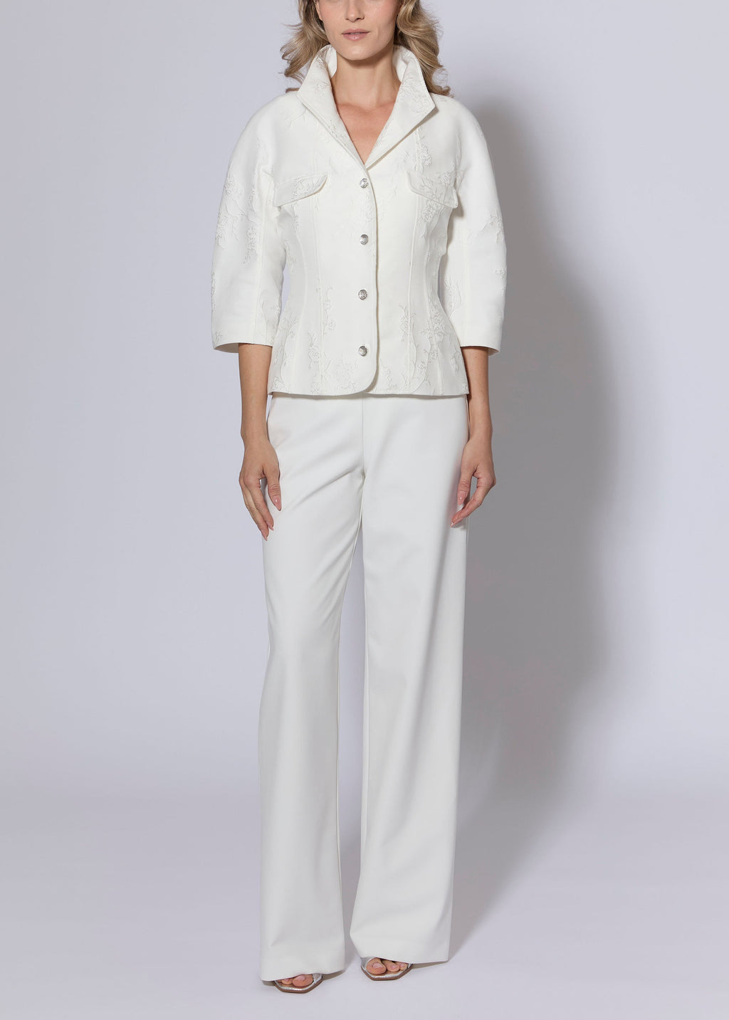 Cherry Blossom Jacquard Jacket