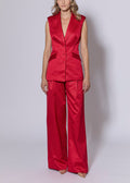 Lurex Crepe Vest